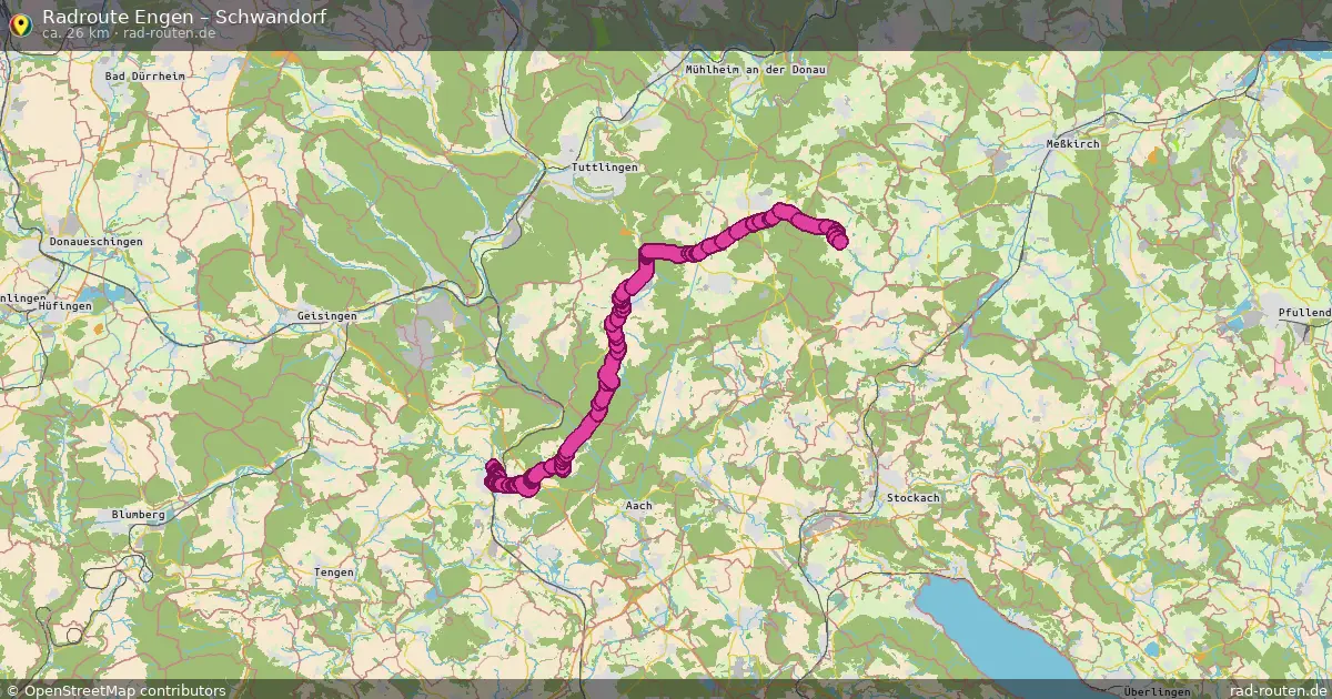 Fahrradroute Engen – Schwandorf