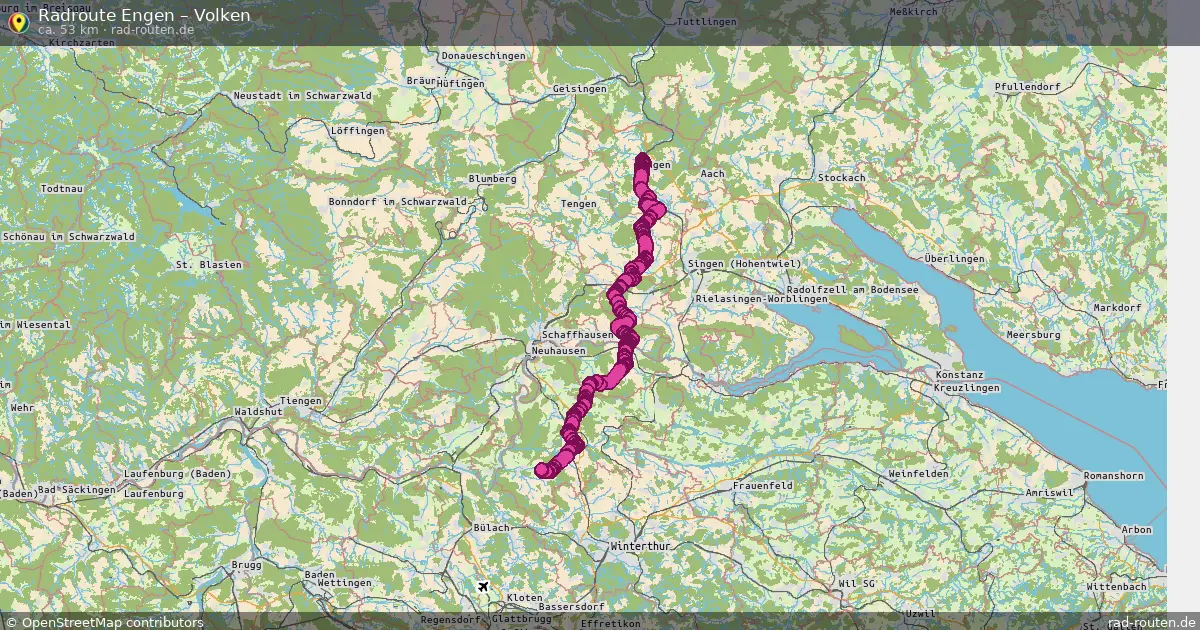 Radtour Engen – Volken