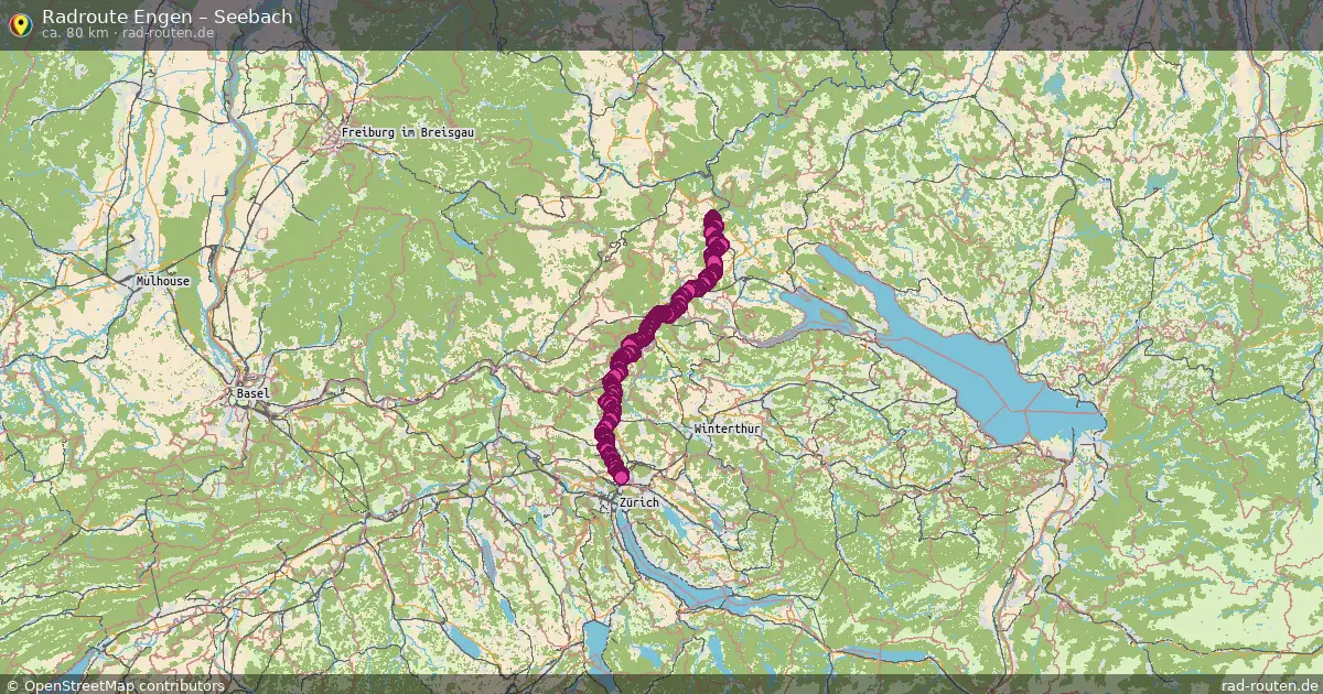 Fahrradroute Engen – Seebach (80 km) – Rad-Routen.de