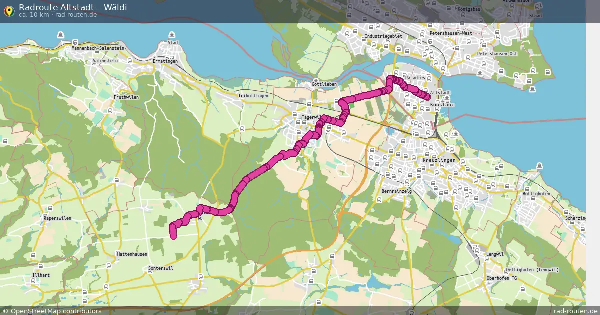 Radtour Altstadt – Wäldi