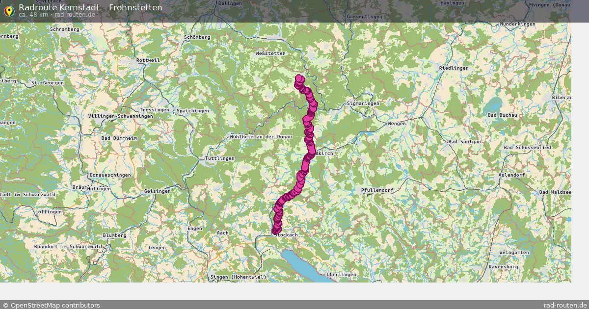 Radtour Kernstadt – Frohnstetten