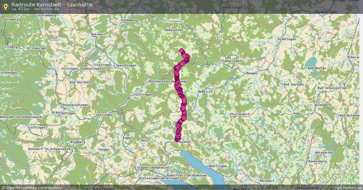 Radtour Kernstadt – Glashütte