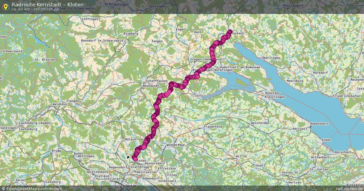 Radtour Kernstadt – Kloten