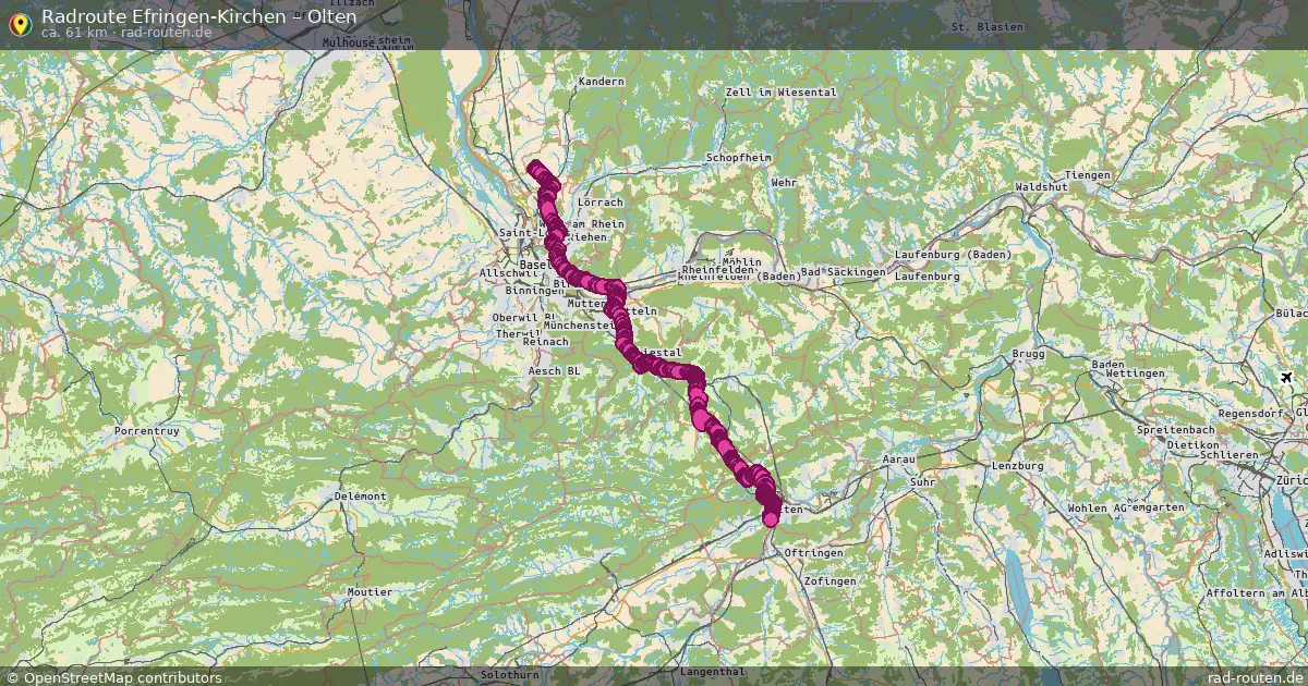 Radtour Efringen-Kirchen – Olten