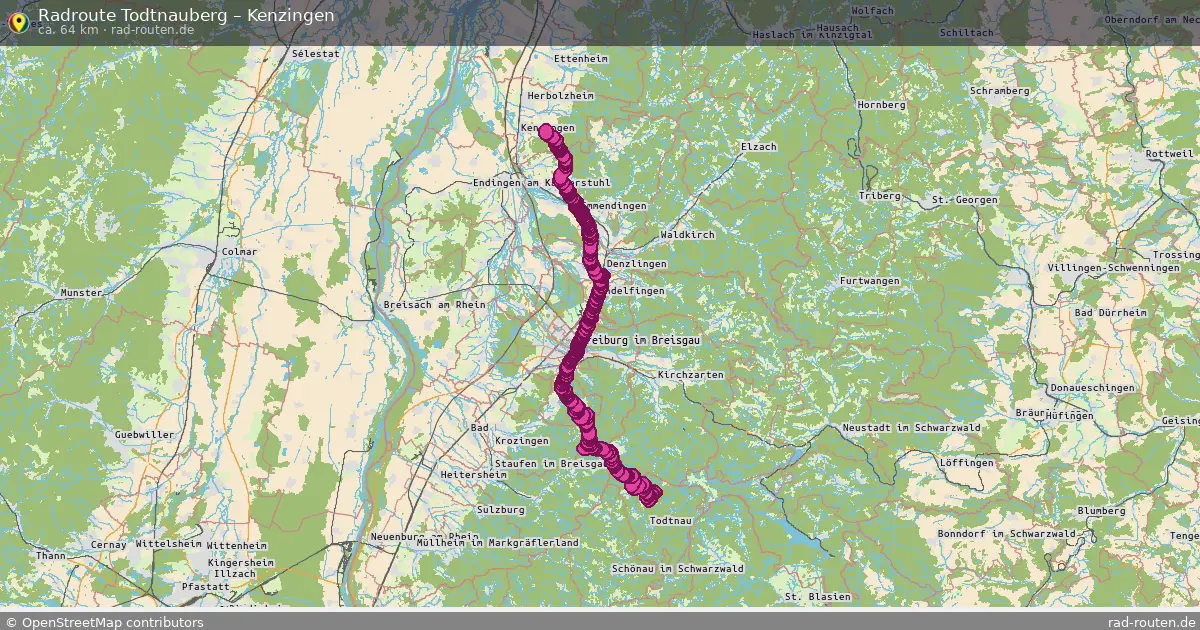Radtour Todtnauberg – Kenzingen