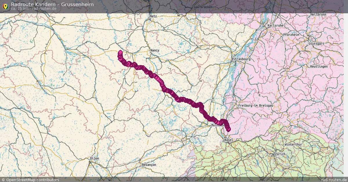 Radtour Kandern – Lutterbach