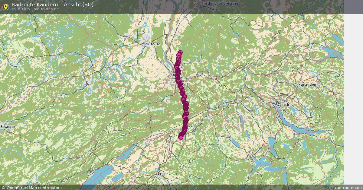 Radtour Kandern – Aeschi (So)
