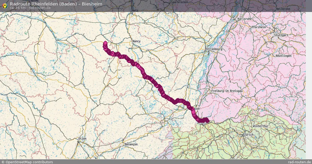 Radtour Rheinfelden (Baden) – Geiswasser