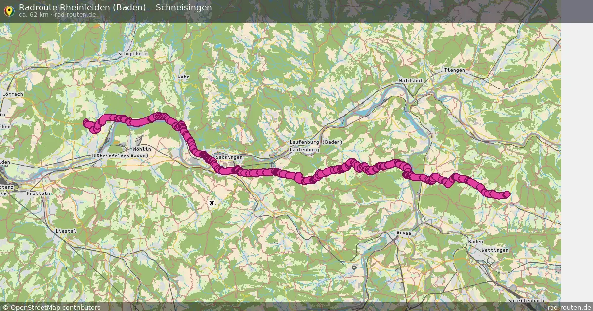 Radtour Rheinfelden (Baden) – Schneisingen