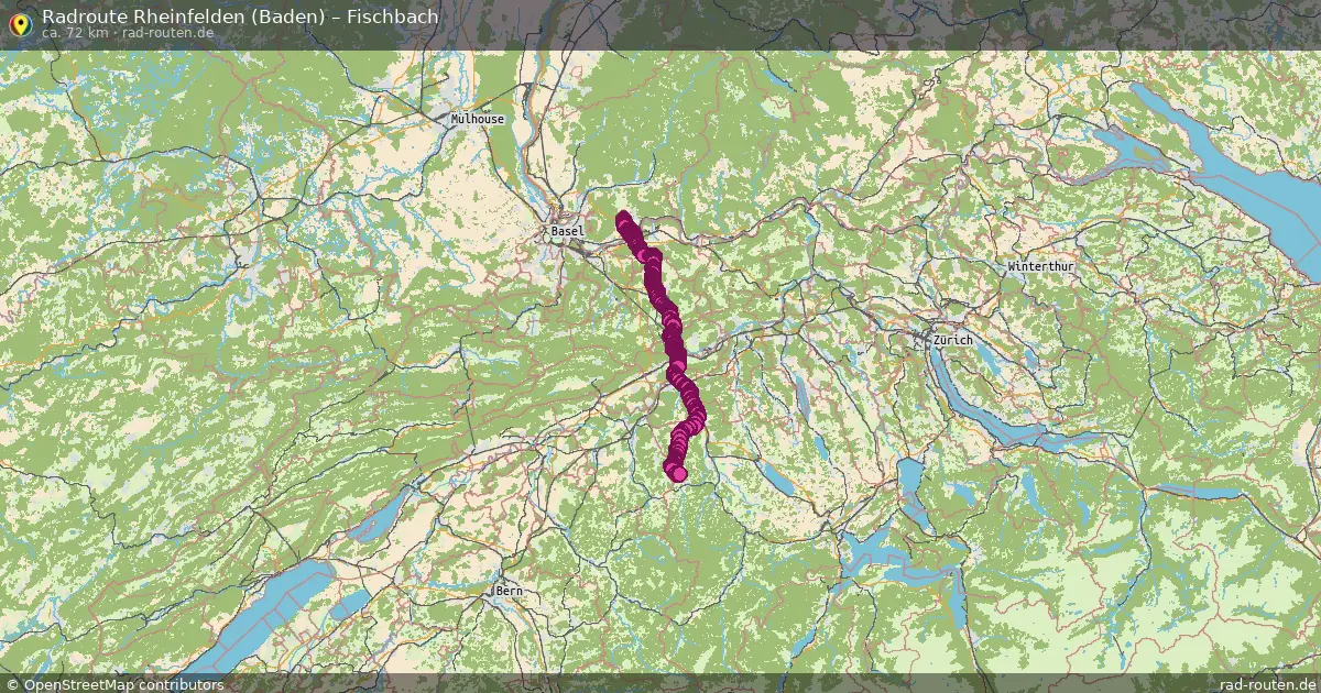Radtour Rheinfelden (Baden) – Fischbach