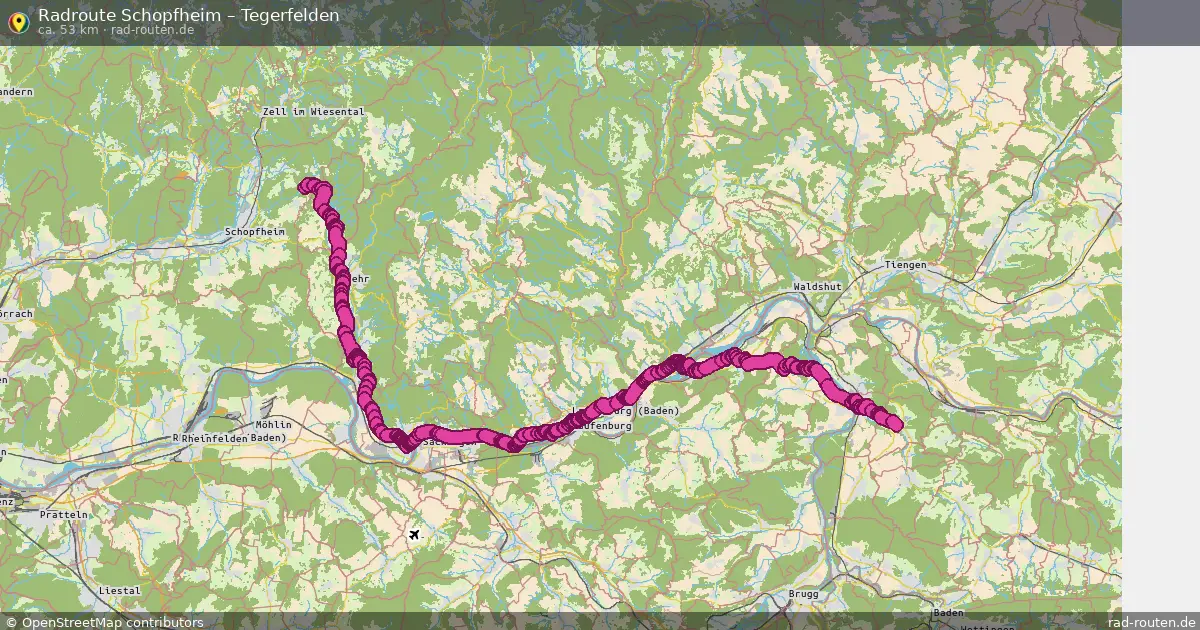 Radtour Schopfheim – Tegerfelden