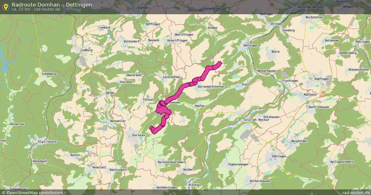 Radtour Dornhan – Dettingen