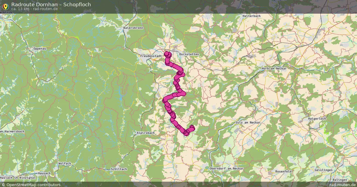 Radtour Dornhan – Schopfloch
