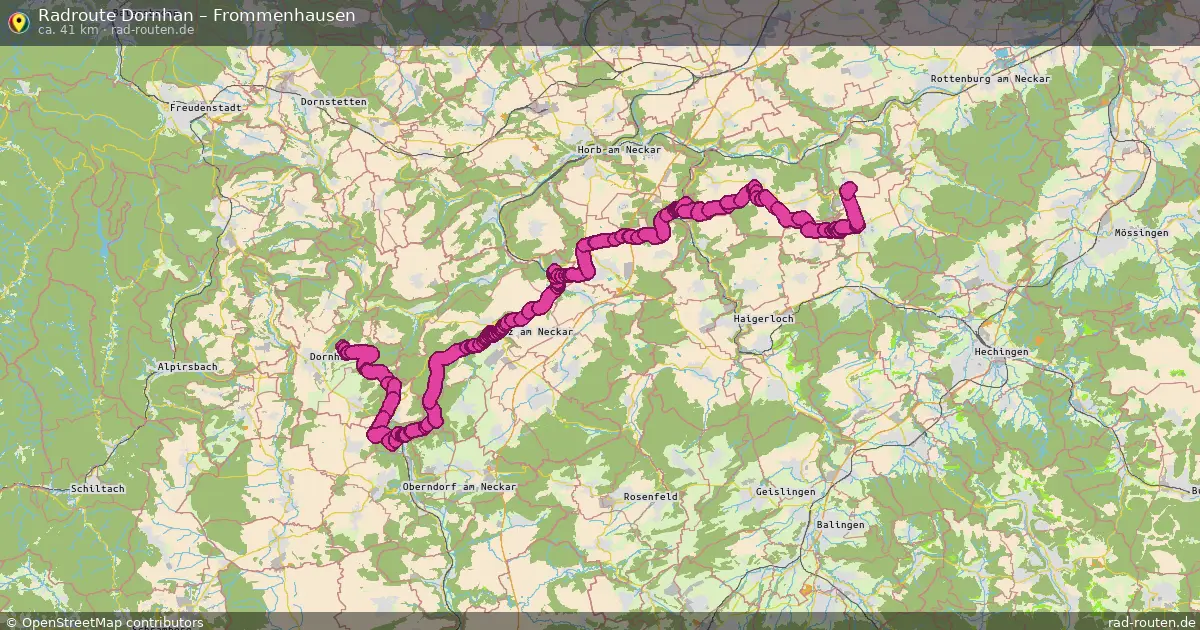 Radtour Dornhan – Frommenhausen