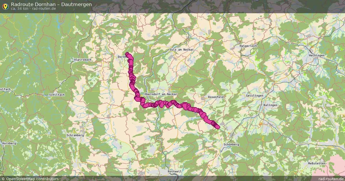 Radtour Dornhan – Dautmergen