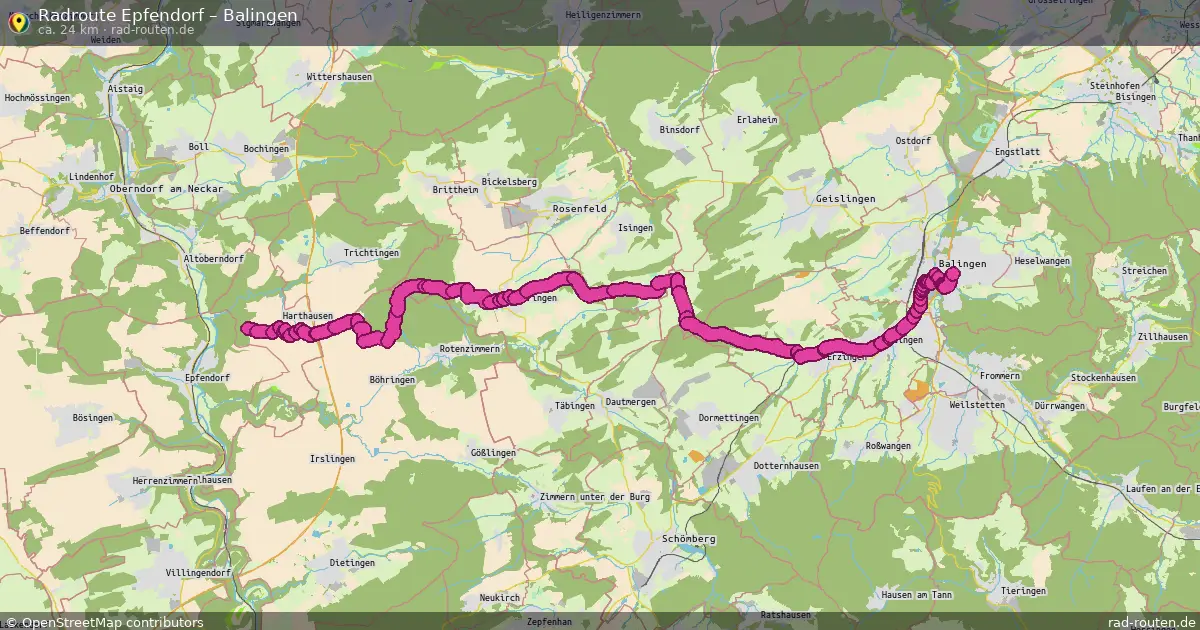 Radtour Epfendorf – Balingen