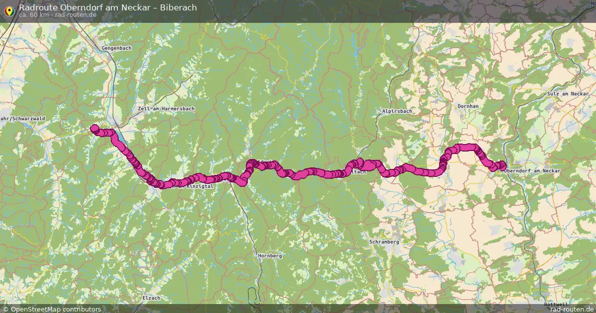 Radtour Oberndorf Am Neckar – Biberach
