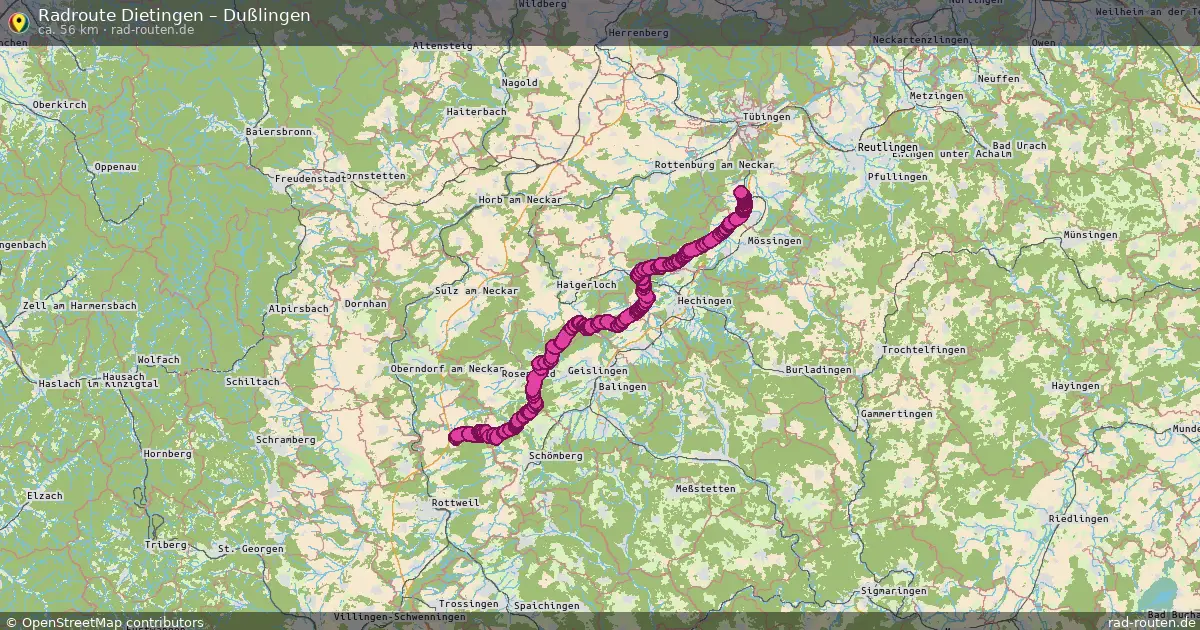 Radtour Dietingen – Dußlingen