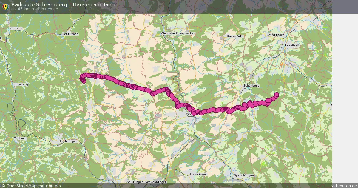 Radtour Schramberg – Hausen Am Tann