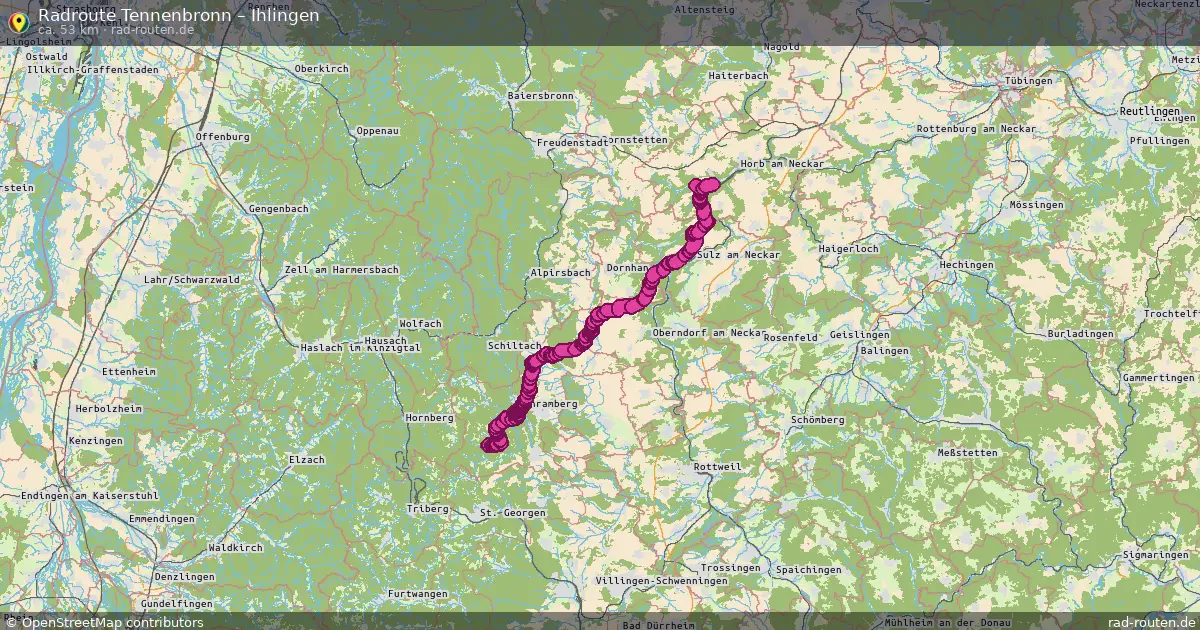 Radtour Tennenbronn – Ihlingen