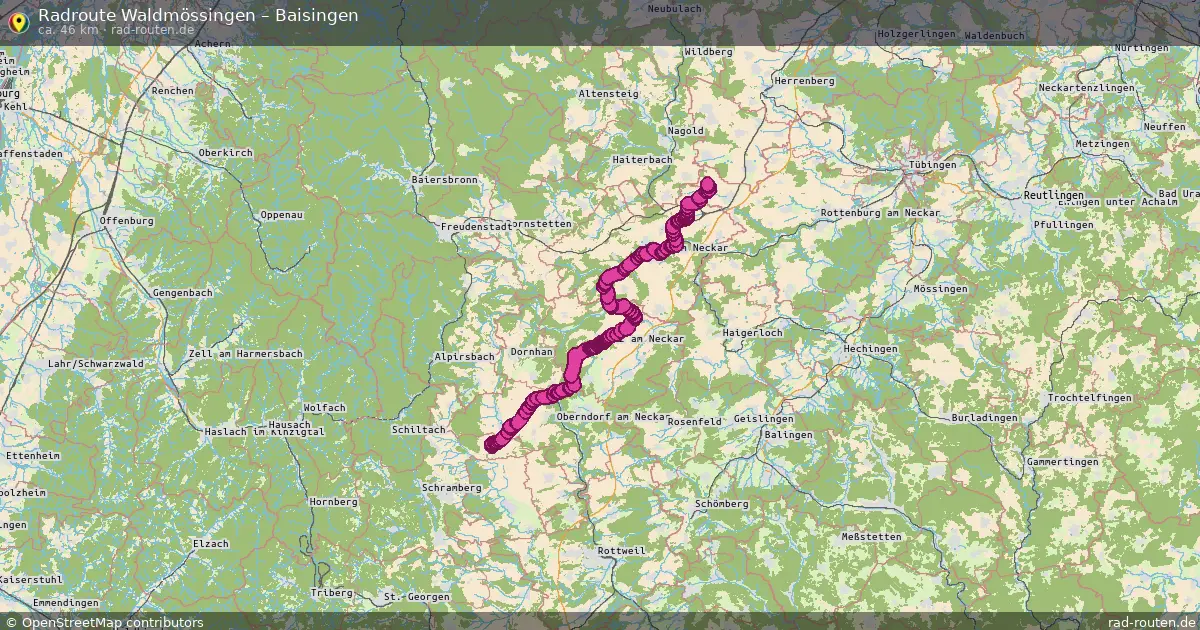 Radtour Waldmössingen – Baisingen