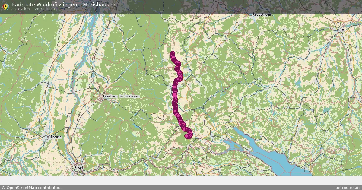 Radtour Waldmössingen – Merishausen