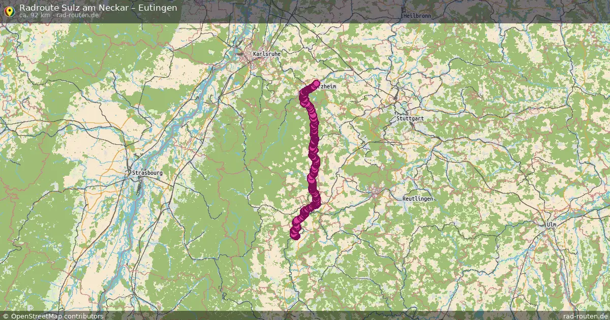 Radtour Sulz Am Neckar – Eutingen