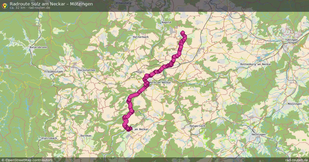 Radtour Sulz Am Neckar – Mötzingen