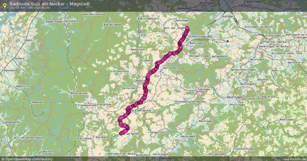 Radtour Sulz Am Neckar – Magstadt