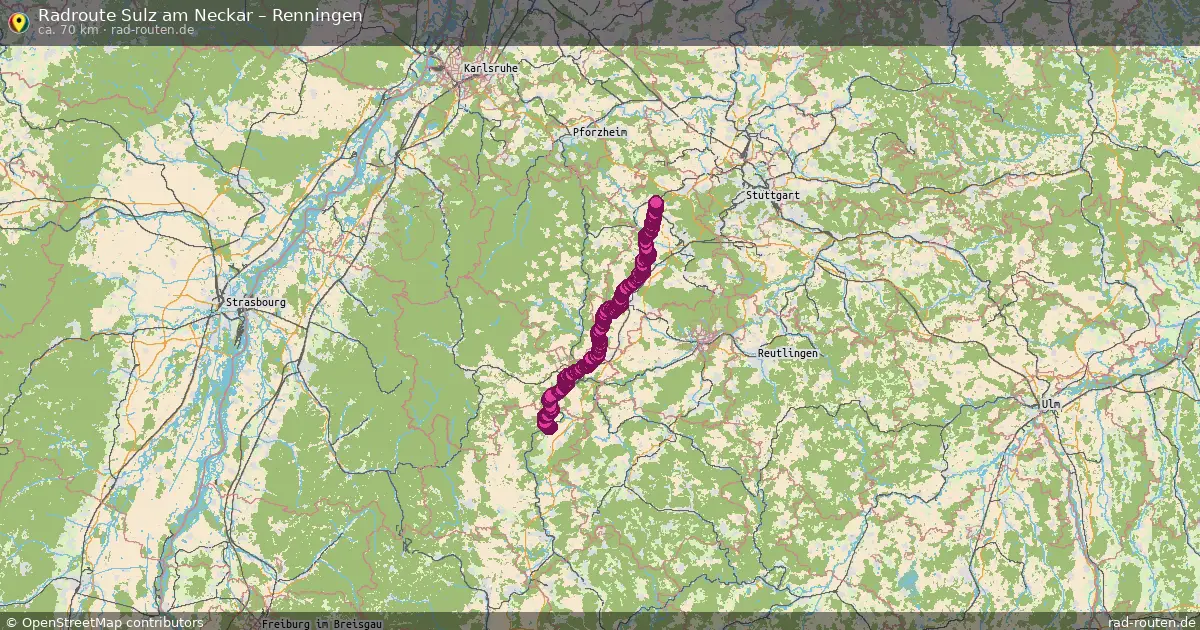 Radtour Sulz Am Neckar – Renningen