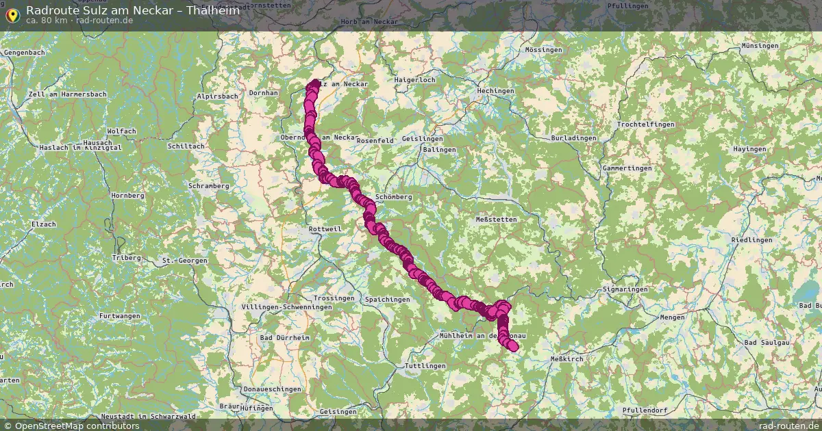 Radtour Sulz Am Neckar – Thalheim