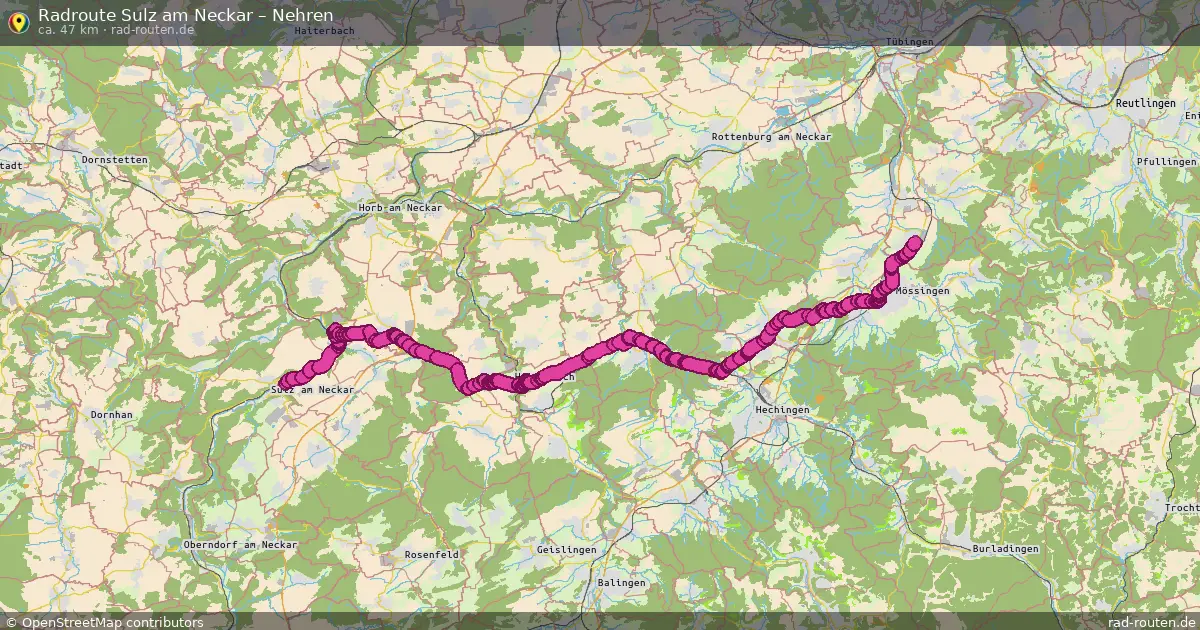 Radtour Sulz Am Neckar – Nehren