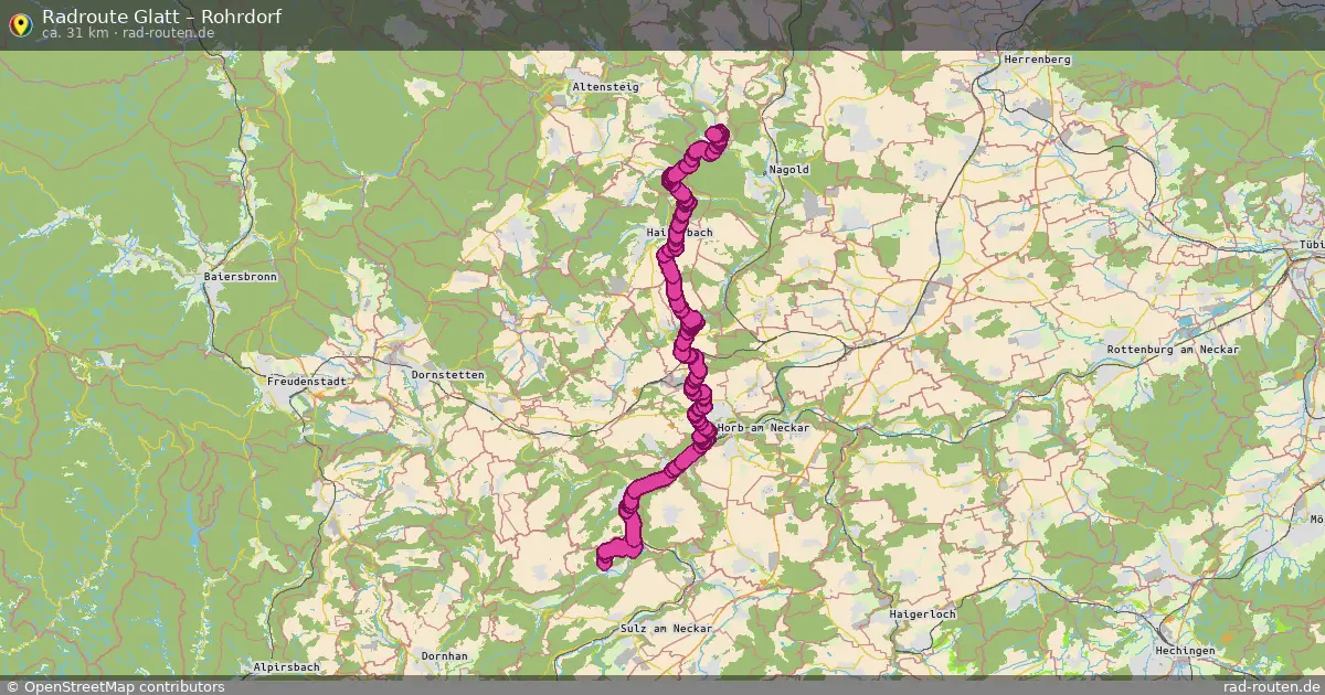 Radtour Glatt – Rohrdorf