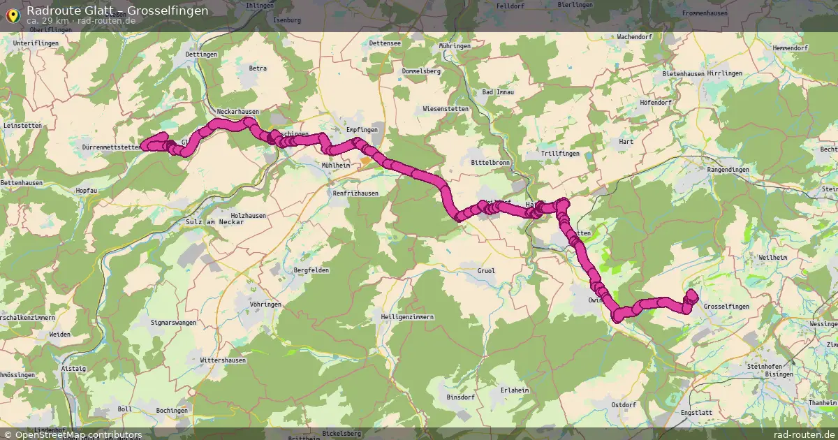 Radtour Glatt – Grosselfingen