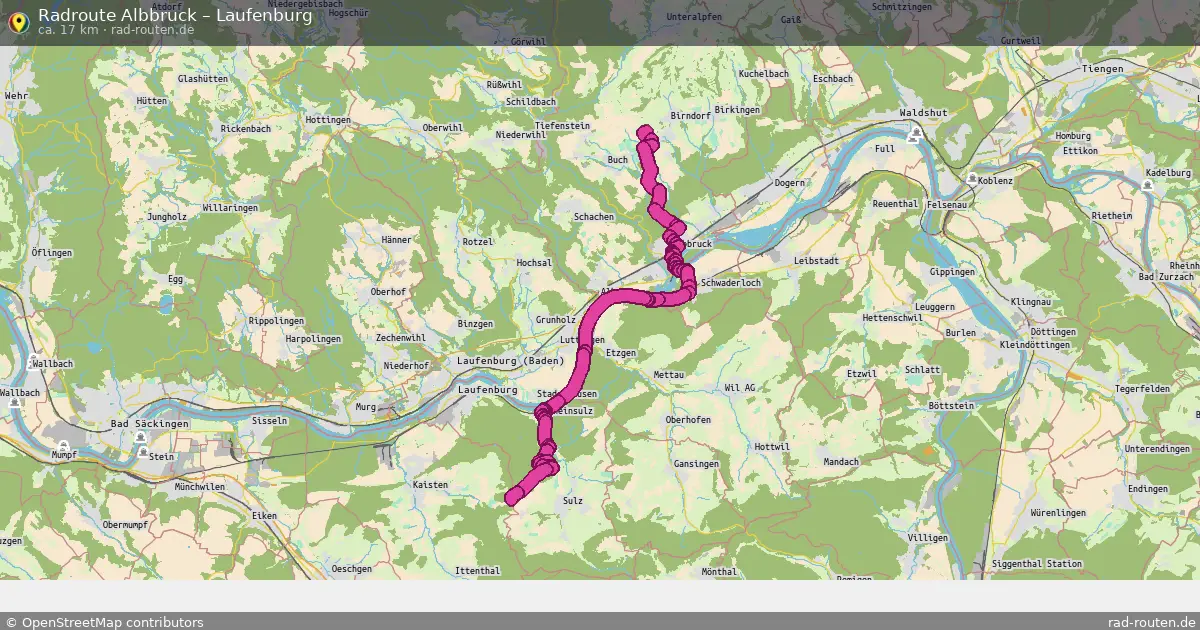 Radtour Albbruck – Laufenburg