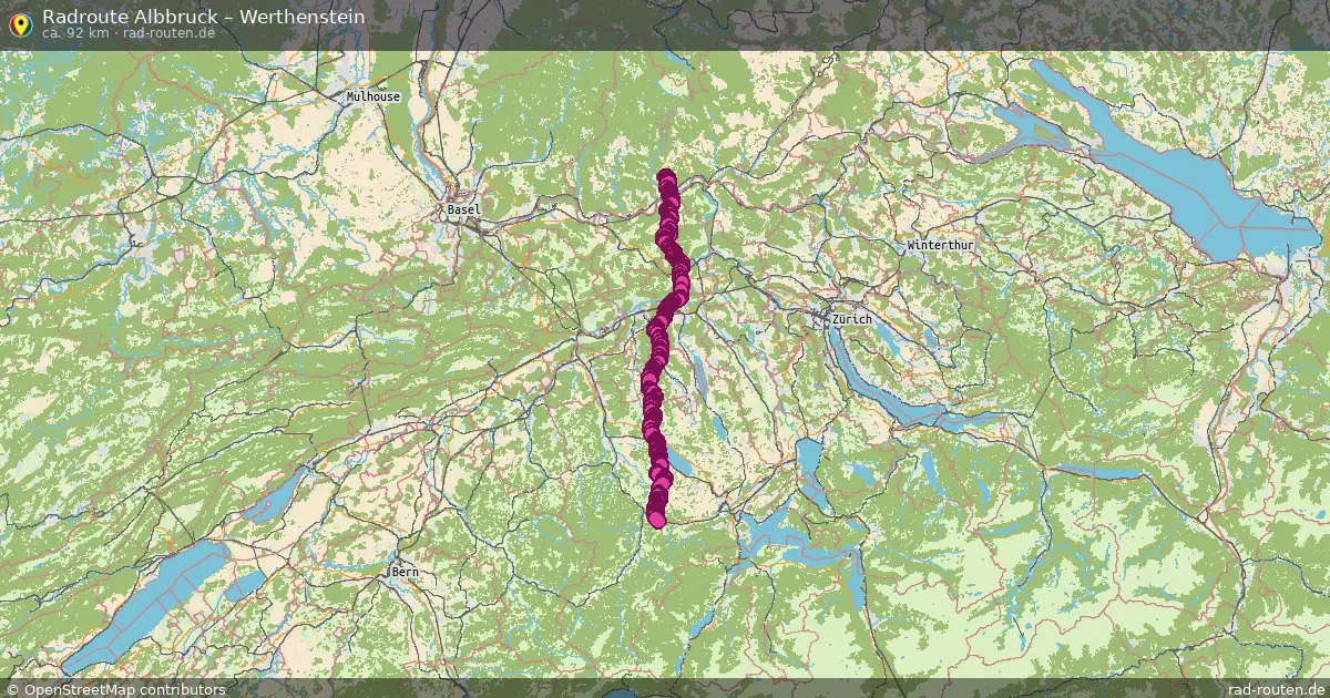 Radtour Albbruck – Werthenstein