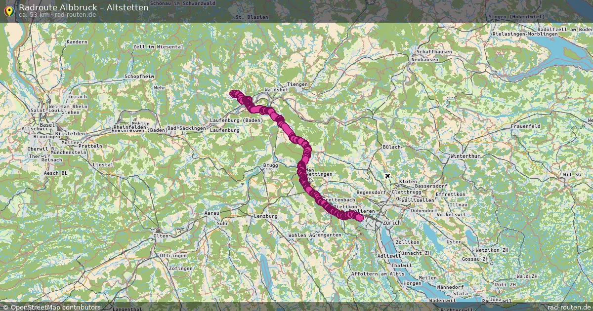 Radtour Albbruck – Altstetten