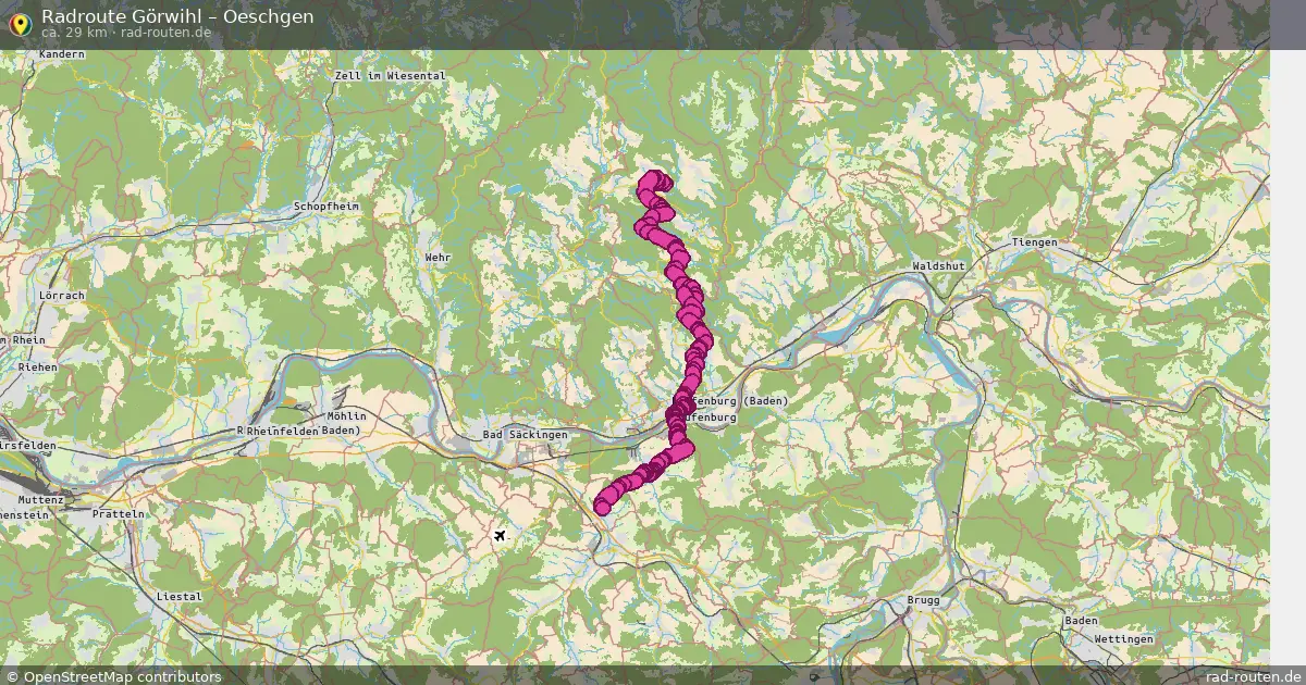 Radtour Görwihl – Oeschgen