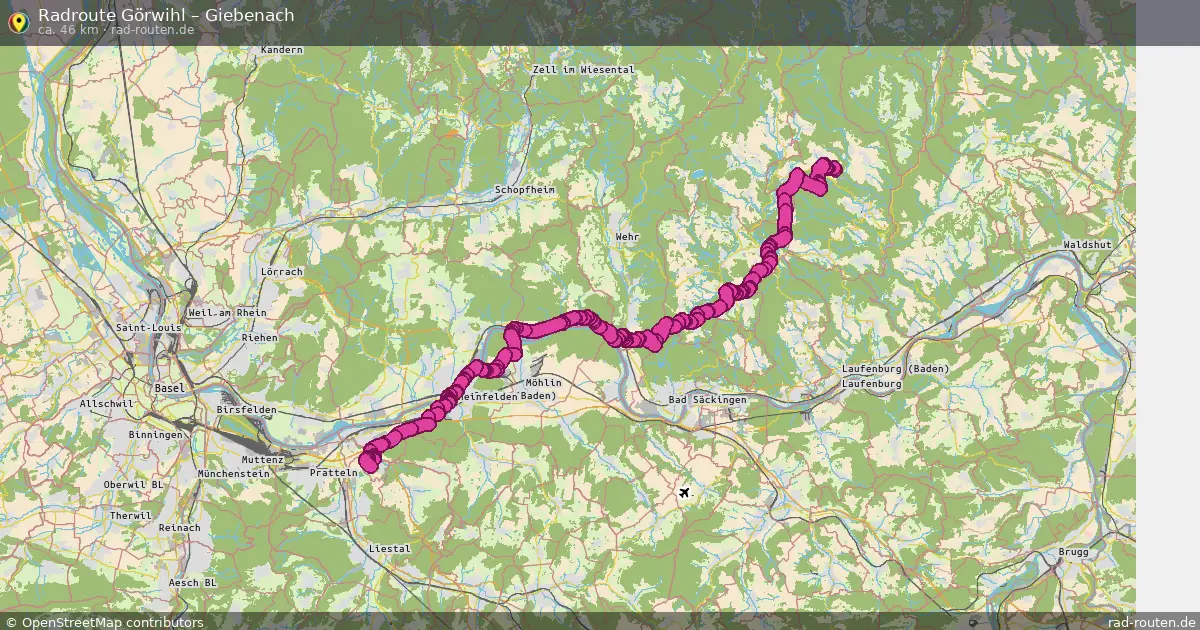 Radtour Görwihl – Giebenach