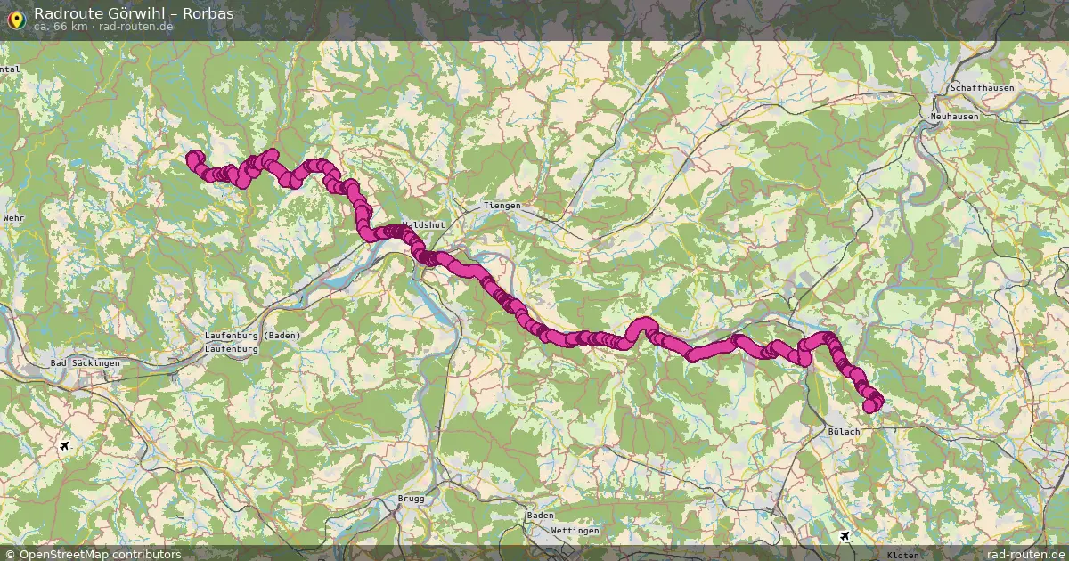 Radtour Görwihl – Rorbas