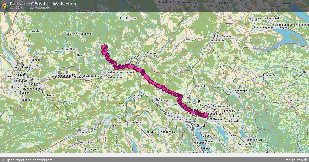 Radtour Görwihl – Wallisellen