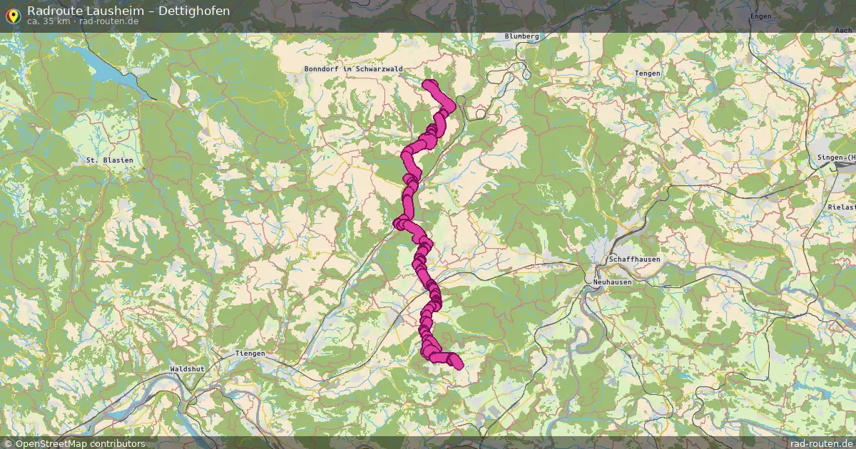 Radtour Lausheim – Dettighofen