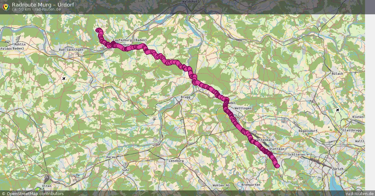 Radtour Murg – Urdorf