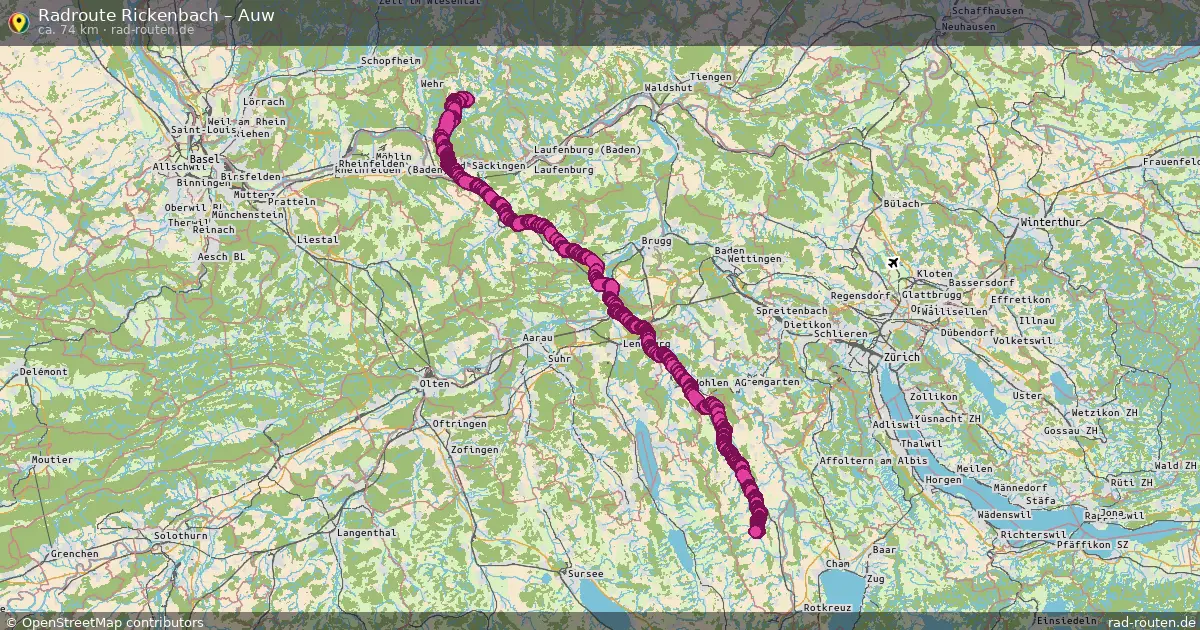 Radtour Rickenbach – Auw