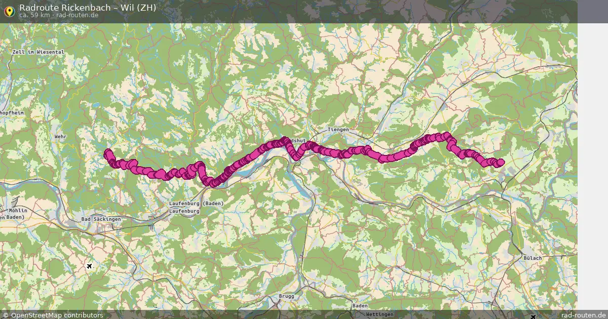Radtour Rickenbach – Wil (Zh)