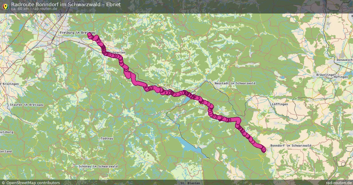 Radtour Bonndorf Im Schwarzwald – Ebnet