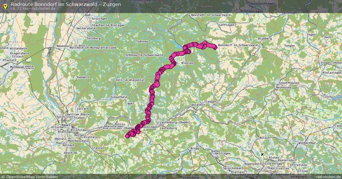 Radtour Bonndorf Im Schwarzwald – Zuzgen