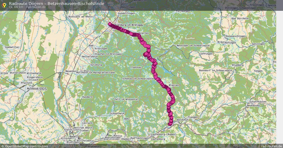 Radtour Dogern – Betzenhausen-Bischofslinde