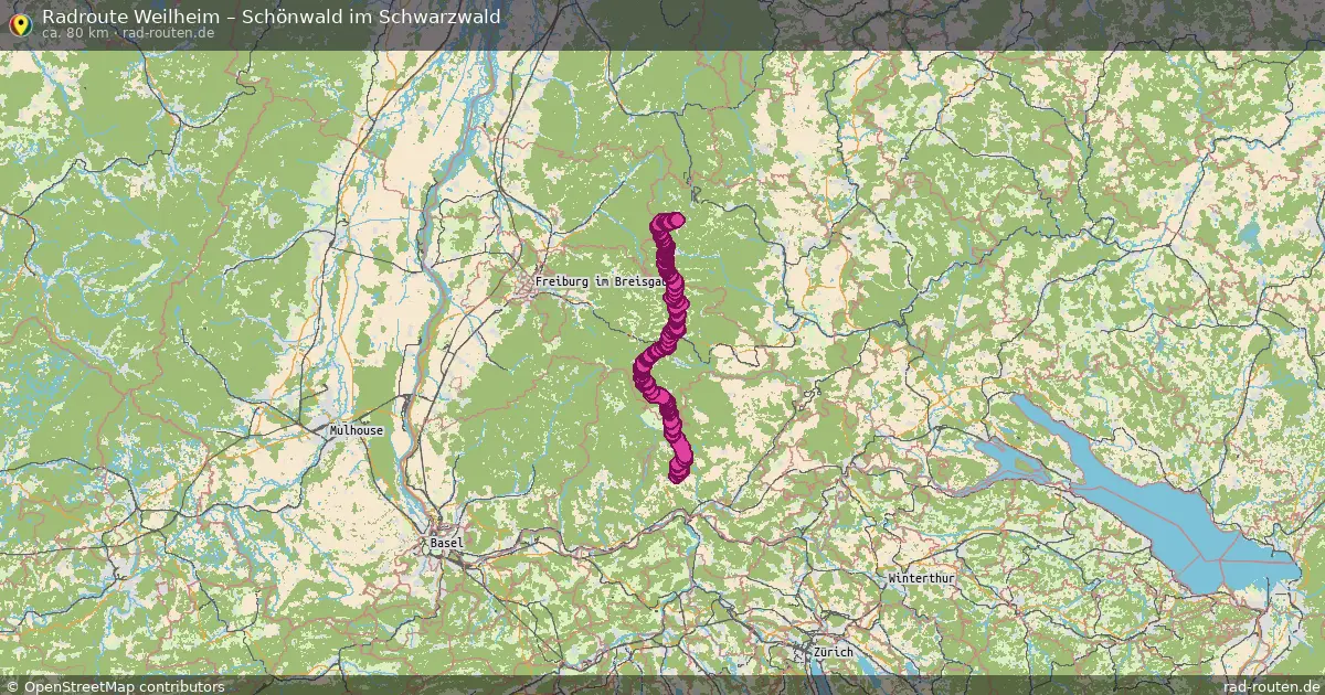 Radtour Weilheim – Schönwald Im Schwarzwald