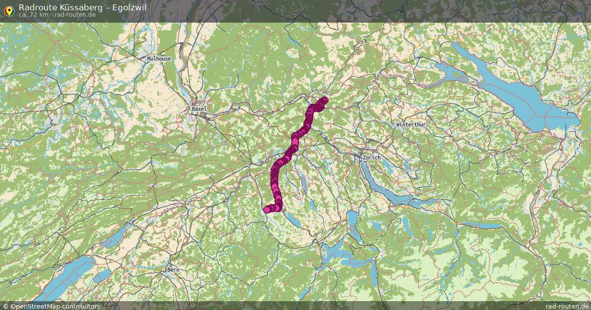Radtour Küssaberg – Egolzwil